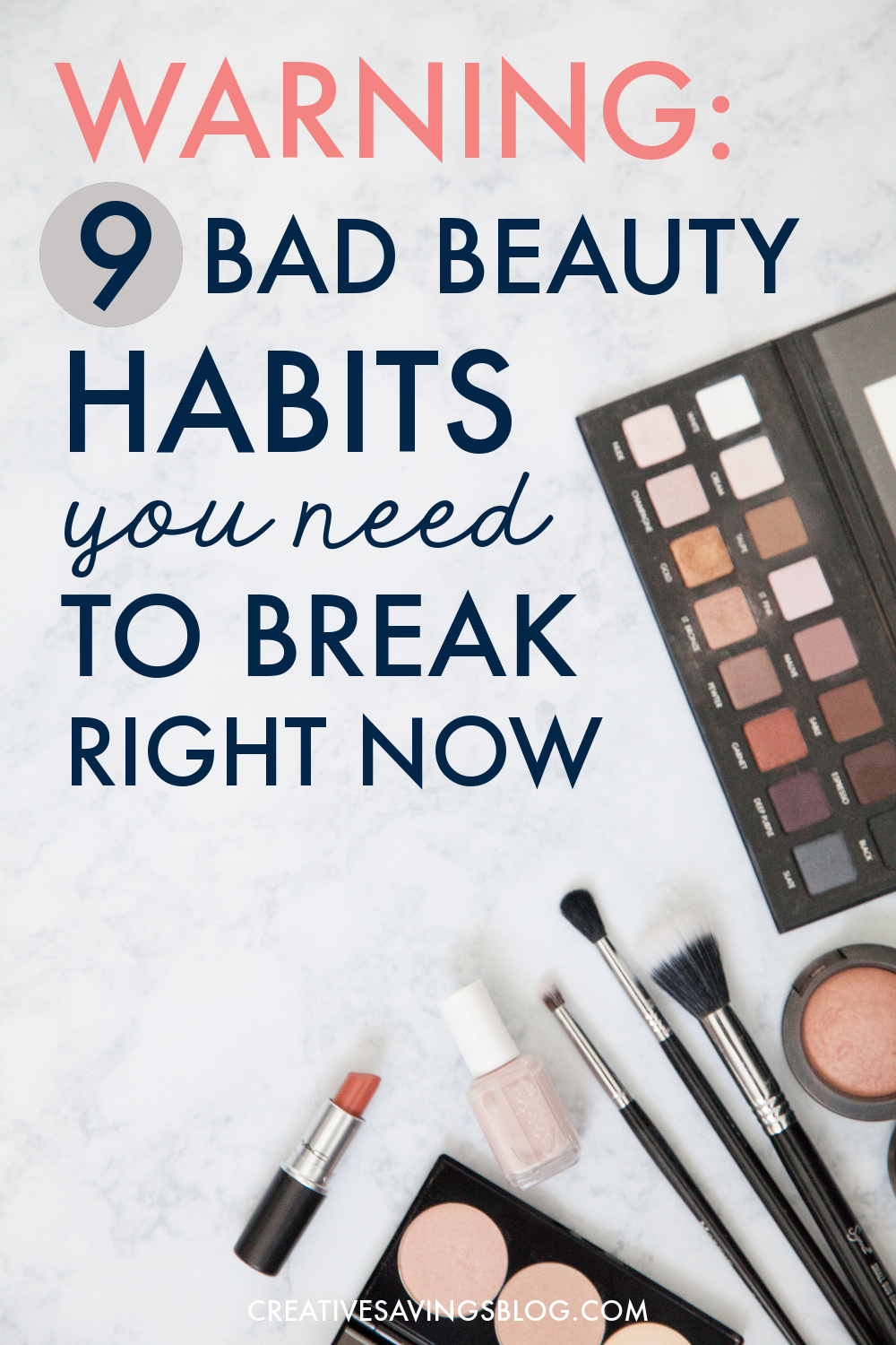 Are you unknowingly practicing one of these beauty no-no's? It's time to break bad habits for good with simple quick fixes you can easily commit to. In the long run, you'll not only fight signs of aging, you'll also look and feel a whole lot healthier! #badbeautyhabits #healthybeautyhabits #beautyhabits #mascaraexpires #noreally