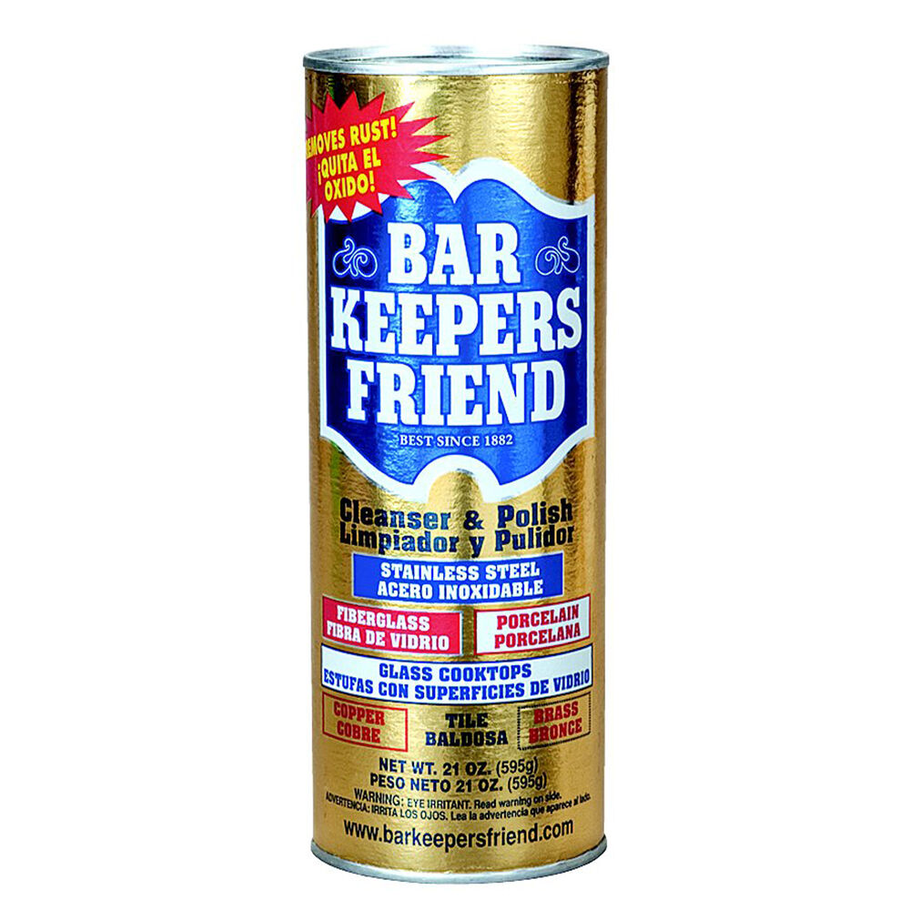 can of Bar Keeper's friend