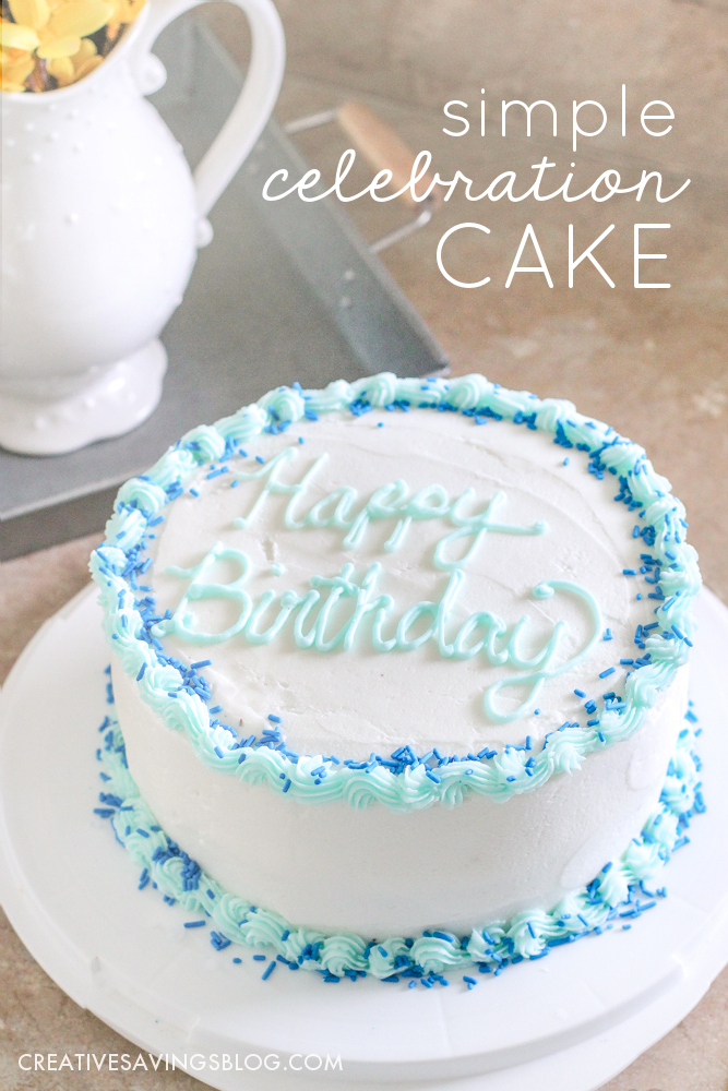 This girl makes decorating a cake look so easy! I'm going to try this instead of buying a sheet cake for my daughter's next birthday party. My biggest takeaway—level your cake BEFORE you decorate!