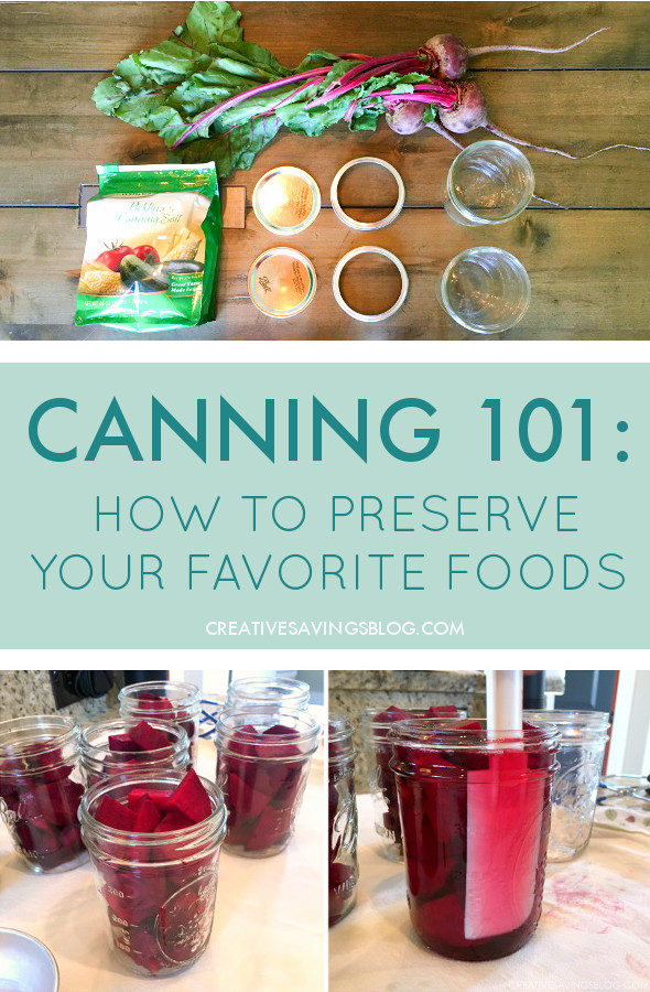 I really didn't think canning could be this easy! Seriously - she outlined how to do it in 4 simple steps!!! Now I'm going to start checking out some more canning recipes! #canning #howtocan #preserving #foodpreservation #kitchenhacks