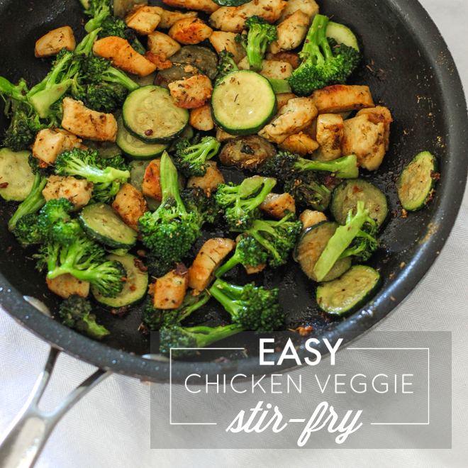 Easy Chicken Veggie Stir-Fry