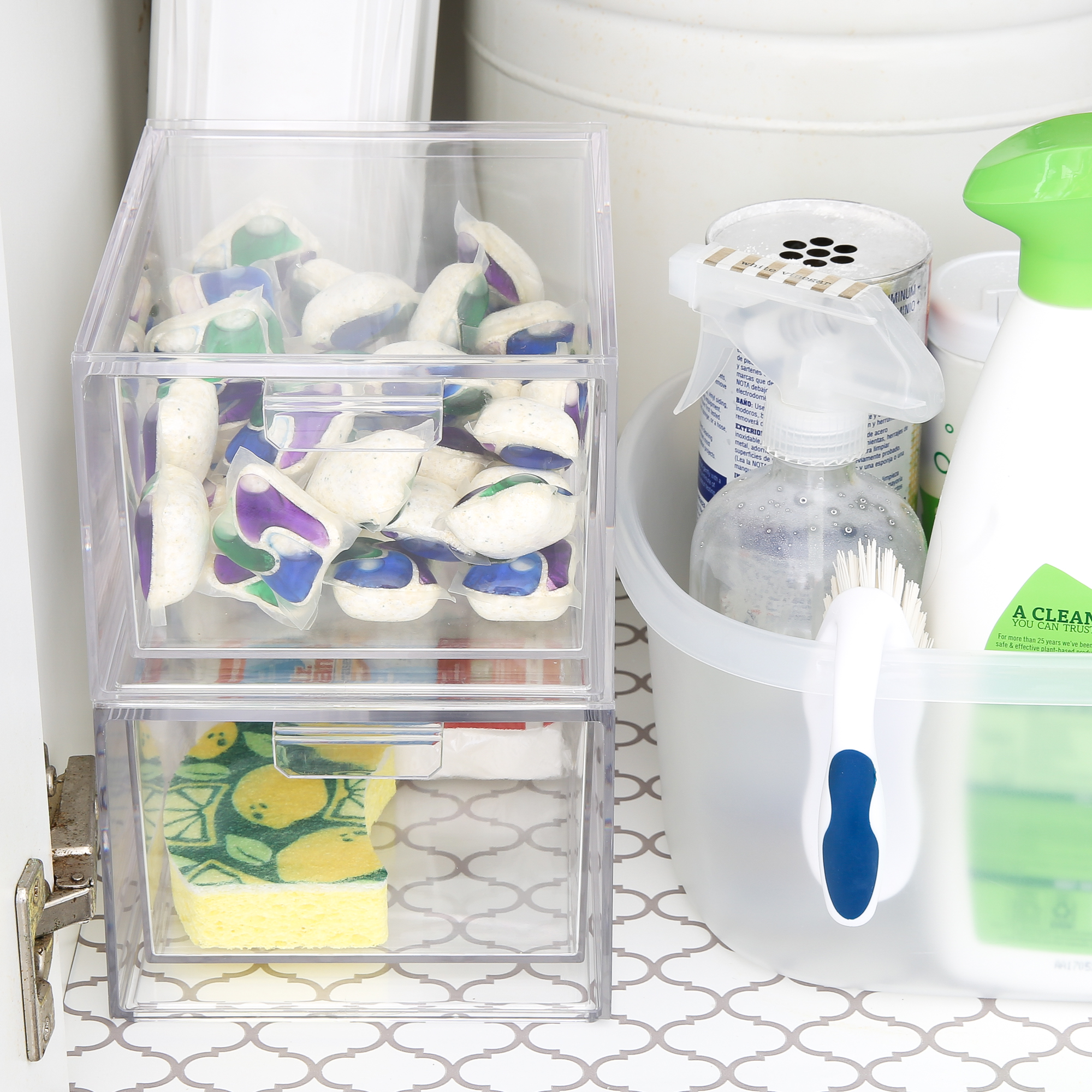 How to Organize the Awkward Area Under Your Kitchen Sink