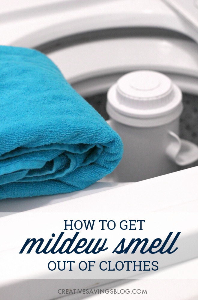 I cannot COUNT how many times I have accidentally left clothes in the washer for too long! I really need to break that habit--or maybe I won't worry about it any more and just use this super simple {and cheap!} trick to get rid of that mildew smell. I want to try this on my towels first! #laundryhacks #mildewprevention #stinkyclothes #householdhacks