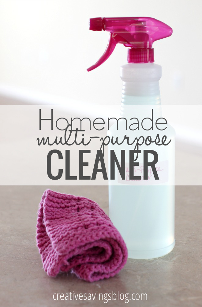 Make your own multi-purpose cleaner for pennies compared to store-bought ones. This homemade solution easily wipes away stains, and glides right across the stove tackling all those stubborn grease spots! #homemadecleaner #diycleaner #homemadeallpurposecleaner #diyallpurposecleaner #cleanhome #cleaningtips #moneysavingtips