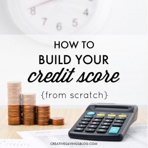 If you ever see yourself borrowing money down the road -- whether it's for a home, car, or business -- you'll want to have a credit score that is squeaky clean. Here's how to build your credit score from the ground up, especially when you have little or none to start!