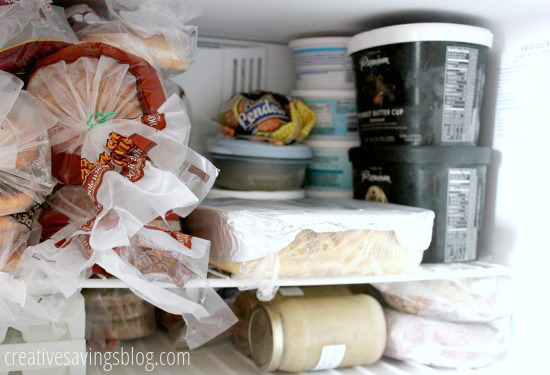Clear out the freezer