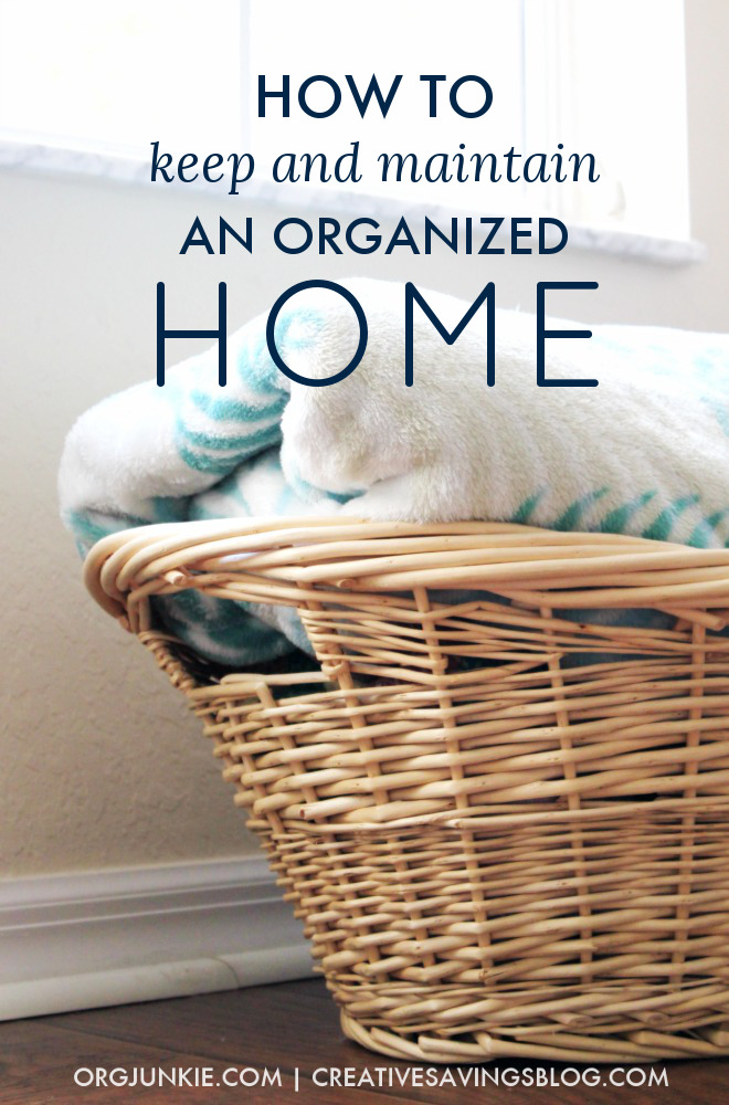 Organizing my home has always been one of my major downfalls. It seemed like as soon as I organized a small space, it came up cluttery again!! Ugh. But I tried these six short steps to clutter-free living and have been AMAZED at how I've finally turned my home into a haven the whole family enjoys! #organization #organizedhome #organizationhacks #housekeeping #homemaking