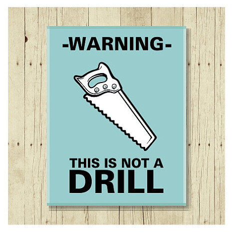 "Not a Drill" Magnet | Punny Fathers Day Gifts
