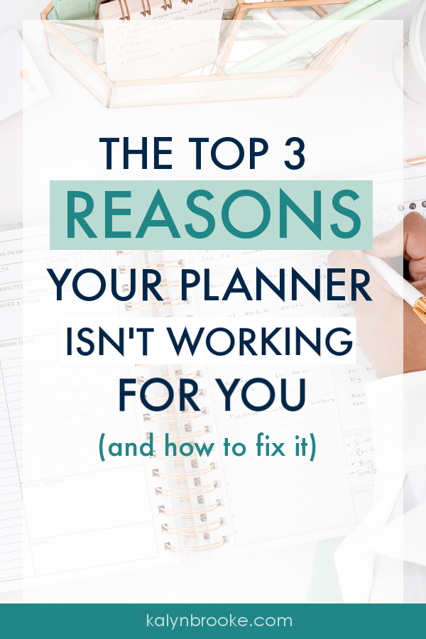I had such high hopes in January, but yet again my planner has let me down. I just don't use it; it's so frustrating! And now thanks to this article, I know exactly why ... and how to find the best customizable planner for you! #planner #customizableplanner #bulletjournal