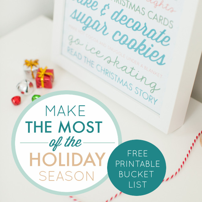 Make the Most of the Holiday Season with a Christmas Bucket List