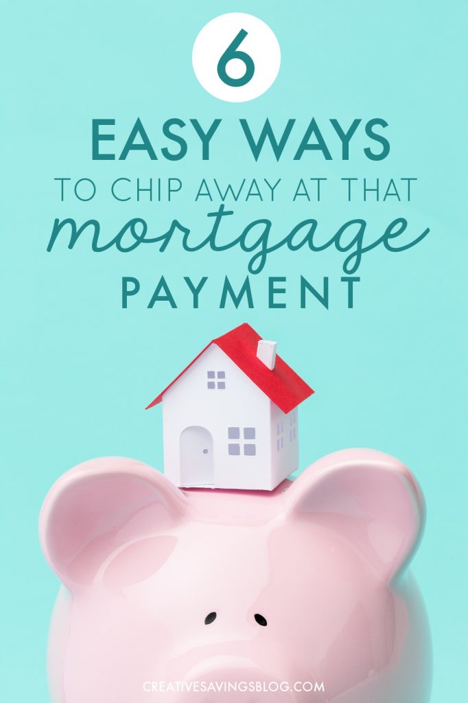 It's incredibly overwhelming to look at the thousands of dollars still owed on your home and wonder how you'll ever whittle it down. These 6 ideas significantly reduce your mortgage so you can eliminate your monthly payment entirely! #howtopayoffmyhouse #payoffmymortgage #mortgagesavings #mortgagefree #debtfree #mortgage