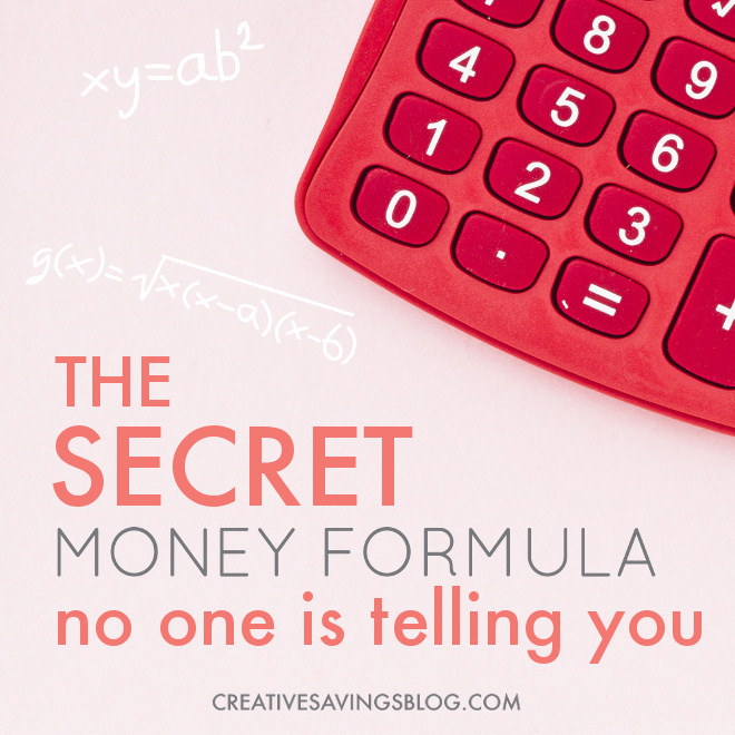 The Secret Money Formula No One is Telling You