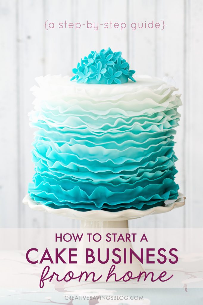 I've always thought running a cake business out of my home would be a great way to earn extra income! I know I'll be coming back to this post again and again—she outlines everything you need to know to get your cake decorating business up and running!