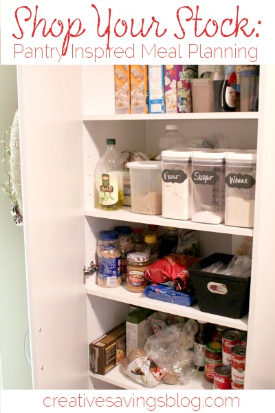 meal planning from the pantry