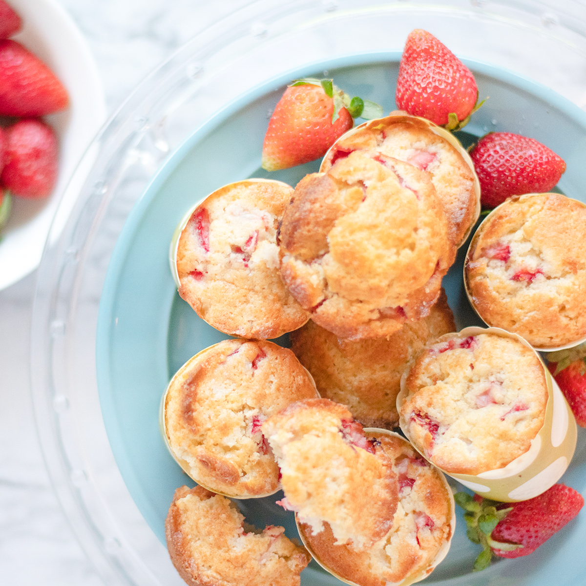 How to Make Perfect Strawberry & Cream Muffins