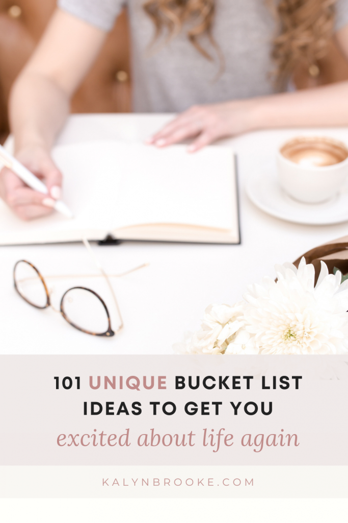 If you've thought about making a bucket list, but need some help getting started, here are 101 unique ideas for couples, adventure seekers, travelers, and creatives!