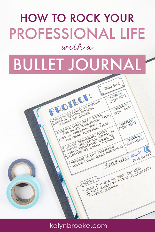 Bullet journaling, in all it's glorious customizability has transformed my home and personal life. But I have been STUMPED about how to use it at the office! I tried to separate my work/home life into two journals, but that did NOT work. It's hard to carry around two notebooks all the time! And once I brought one notebook to a meeting, but I actually needed the other. Ugh! #nightmare This idea of having it all in one though is GENIUS. And I especially love idea #2 here! #bujo #bulletjournaling