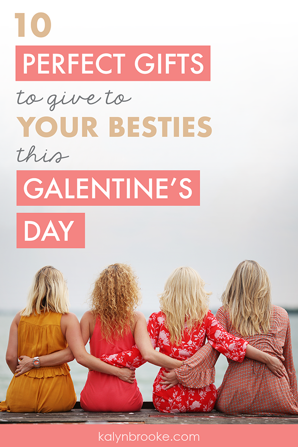 Move over guys, because February 13th is Galentine's Day! This unofficial holiday is the perfect excuse to shower your BFF's with one of these hand-picked Galentines Day gift ideas...all for under $25. #GalentinesDay #BestFriendGiftIdeas #giftideasforwomen #valentinesday