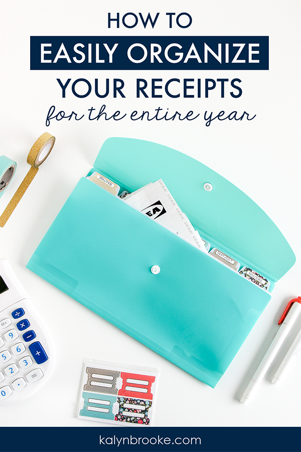 This is EXACTLY the receipt organization system I've been looking for! Simple yet detailed. This is going to help me not only to keep track of my spending or find receipts for the things I have to return, but I'll also have all my expenses meticulously organized come tax time! #organizedreciepts #organizepaperwork #receipts