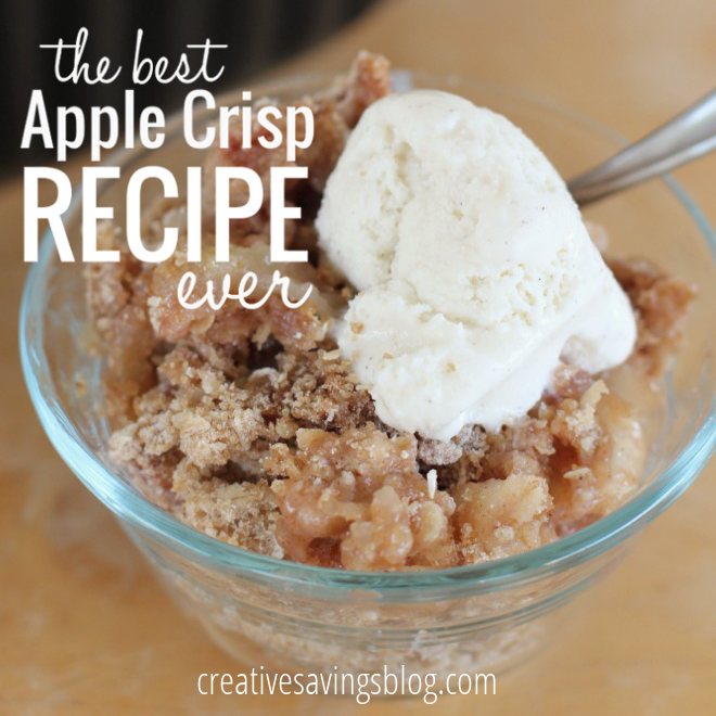 The Best Apple Crisp Recipe Ever