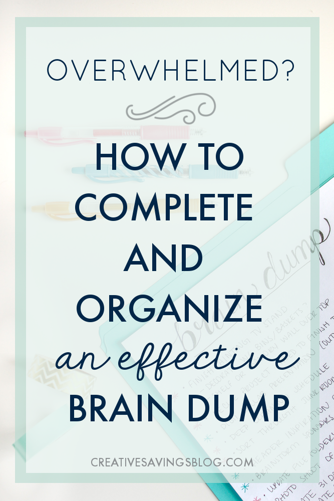 When I discovered how to brain dump it Rocked. My. World. I could finally go to bed without worrying about all the tasks I needed to get done the next day! This is AMAZING and takes you through not just how to have an effective brain dump, but also how to organize all the information. Who knew the secret could be so simple?!
