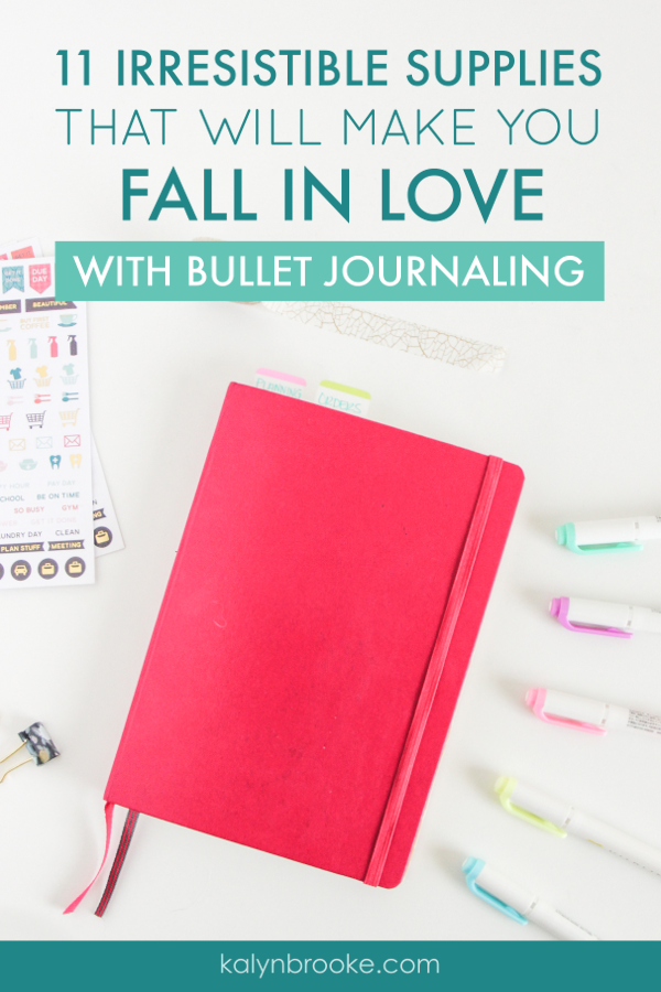 If you're like me, you could spend hours searching for the perfect bujo supplies. Trust me, I know because I've done exactly that! This list of bullet journal supplies has everything you need to start your bullet journal in one convenient place. #bulletjournal #bujo #bujohacks #bulletjournalingtips