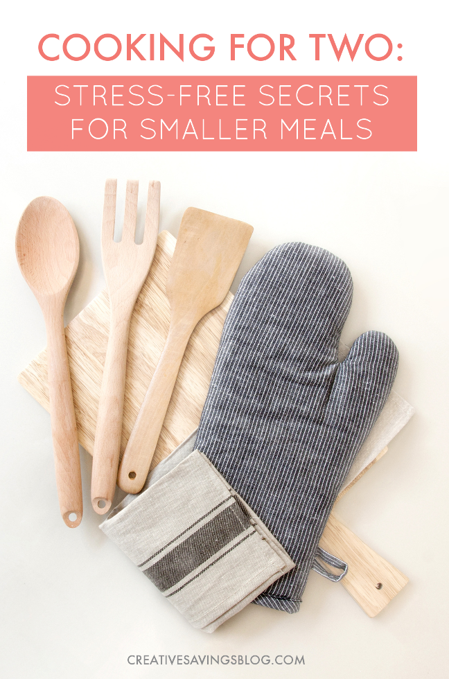 I always have a TON of leftovers when I'm cooking for just the two of us. There's just not a lot of resources for those of us without kids! These 5 tips for cooking for two on a budget are exactly what I needed. Meal planning is a breeze and I'm wasting a lot less food. Yay for saving even more money! #cookingfortwo #easyrecipes #smallermeals #stressfreecooking #newlyweds