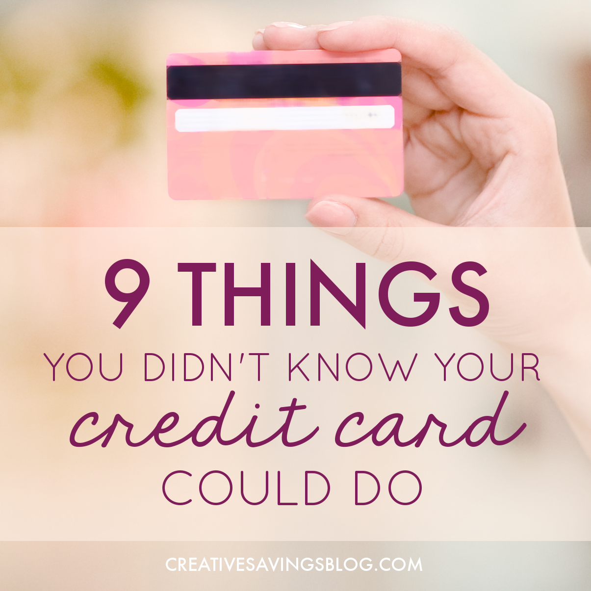 9 Things You Didn’t Know Your Credit Card Could Do