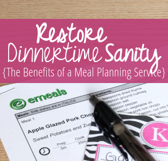 Restore Dinnertime Sanity (The Benefits of a Meal Planning Service)