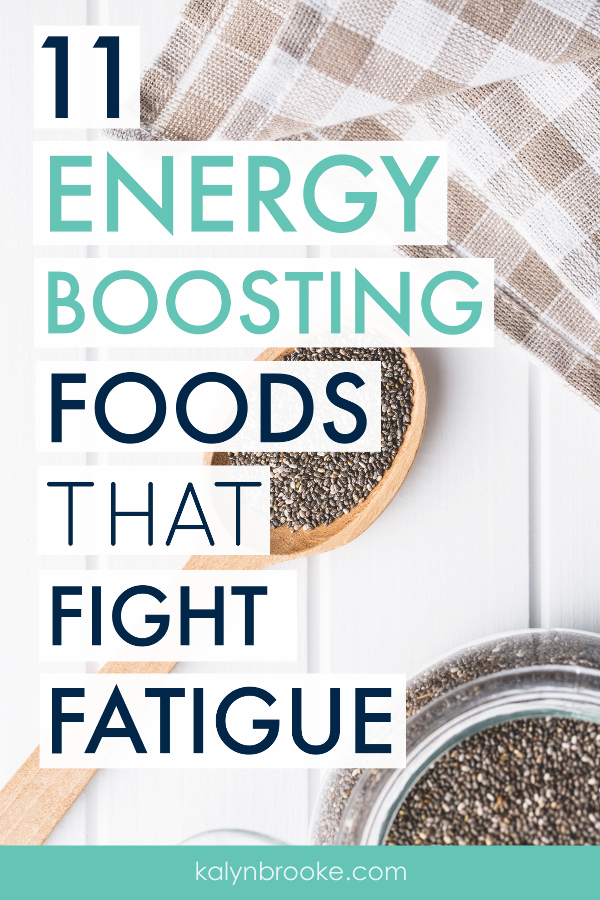 Tired of feeling tired? Instead of reaching for candy or coffee, try one of these energy foods to kick your body into high-gear. You'll stay fueled all day long without the inevitable sugar crash, and be noticeably more alert! #lowenergy #energyboostingfoods #healthyfoodstotry