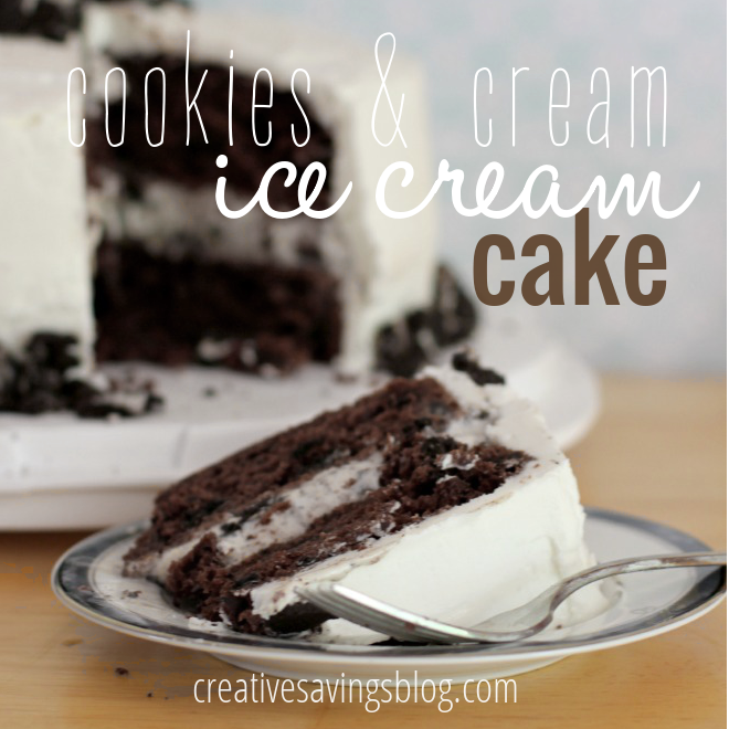 Cookies and Cream Ice Cream Cake