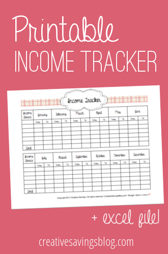 Learn how to track your income with this simple income tracker. This is the FIRST step in beginner budgeting!