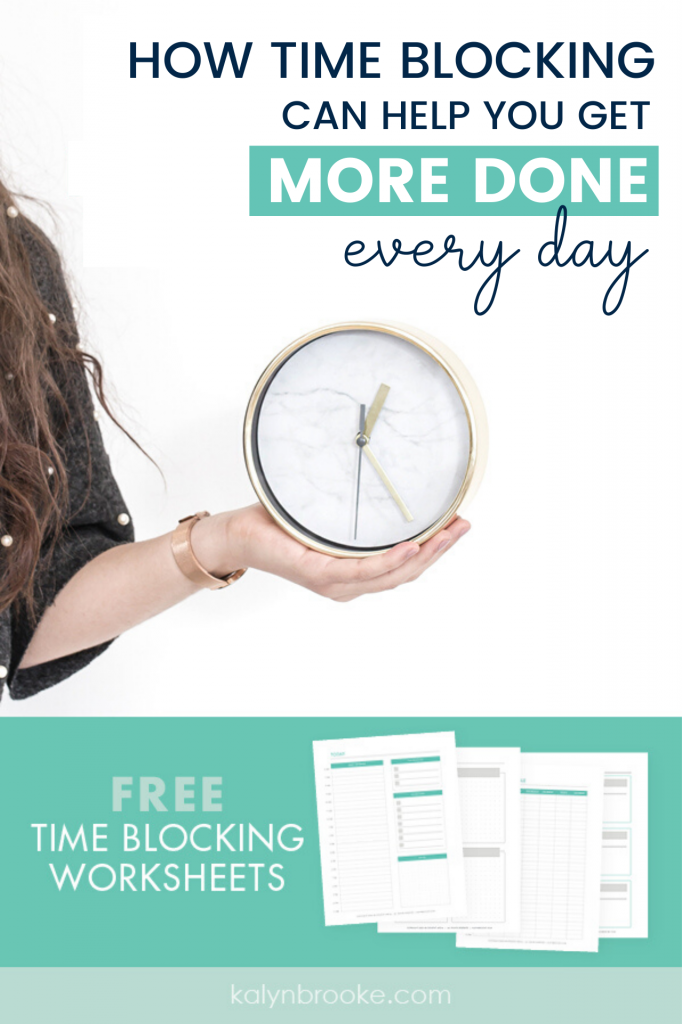 Time blocking revolutionized my life! I can't believe how much this simple productivity tool affected how much I could accomplish in a single day. These tips (including a time blocking printable set!) are exactly what your looking for if you want to crush your goals and be more productive with your time. #timeblocking #productivity #productivitytips #dailyproductivity