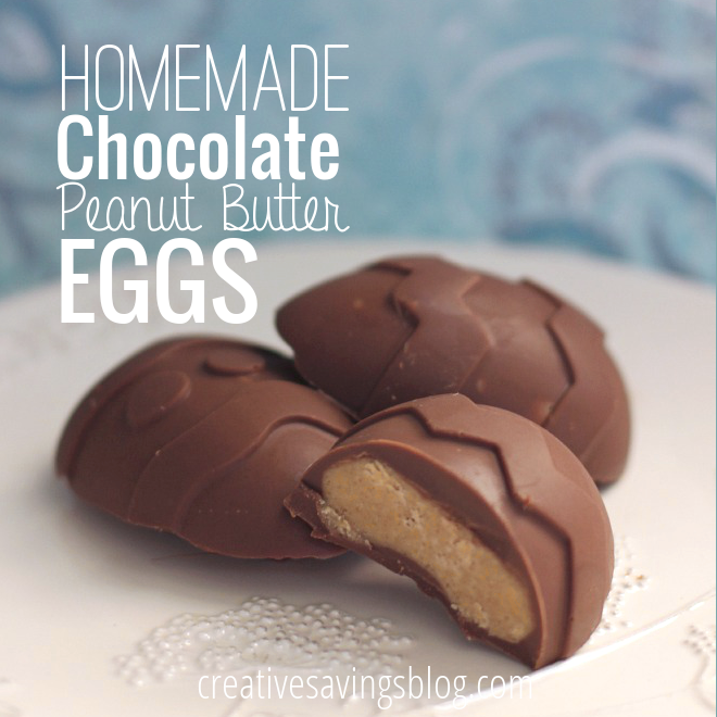 Homemade Chocolate Peanut Butter Eggs