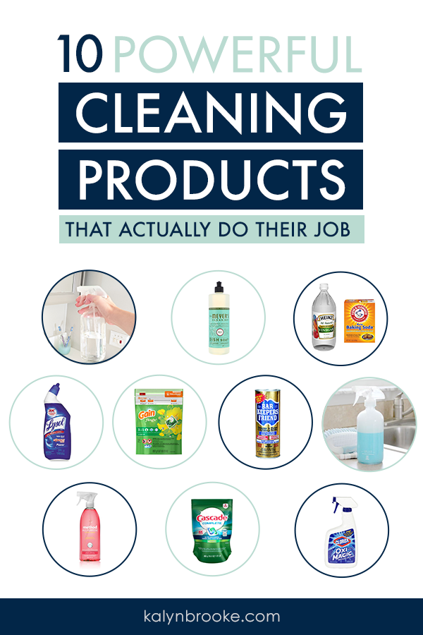 I was so tired of scrubbing until I broke a sweat, so I decided to take a long look at my cleaning product arsenal. I'm SO glad I found this list of the top ten best household cleaning products. Not only do they actually get the job done -- they save hours of effort and make cleaning day a breeze! 