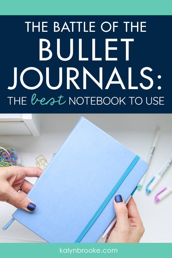 So I'm a firm believer in bullet journaling, and the only thing that trips me up is the overwhelm that comes with choosing the perfect notebook! I just haven't been impressed with any of the notebooks I've chosen! Hard-core bullet journalists consider Leuchtturm to be the darling of the community (it is the official BuJo!), but it just didn't work for me. So I'm so glad I found this review of the Scribbles that Matter notebook! Game-changer! #bestbulletjournalnotebook #bulletjournalnotebook