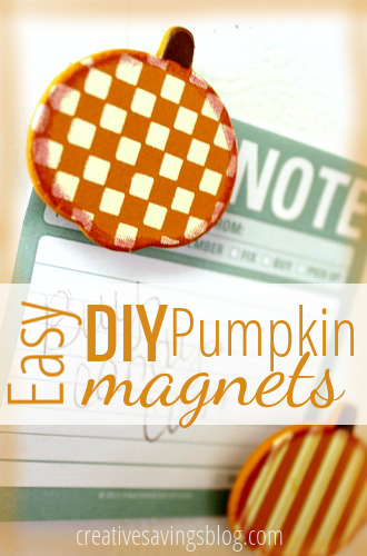 Easy DIY Pumpkin Magnets