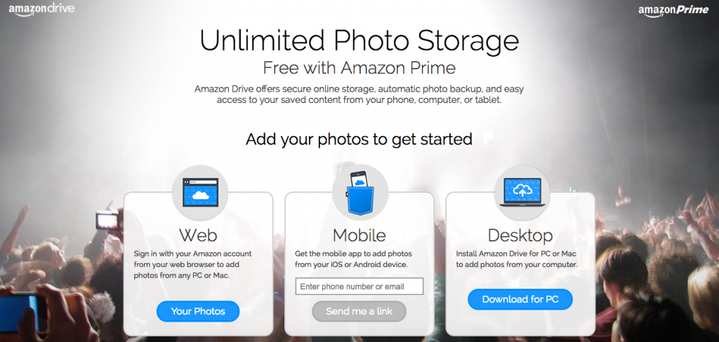 Amazon Drive Photo Storage