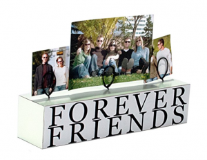 White Wooden Forever Friends Photo Clip