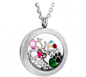charm-filled necklace for moms