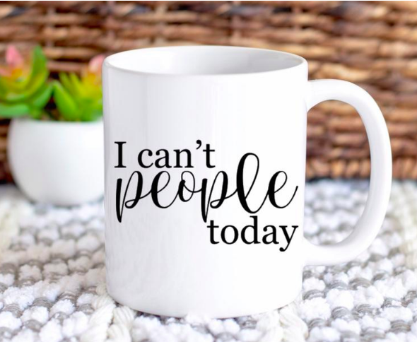 I can't people today mug