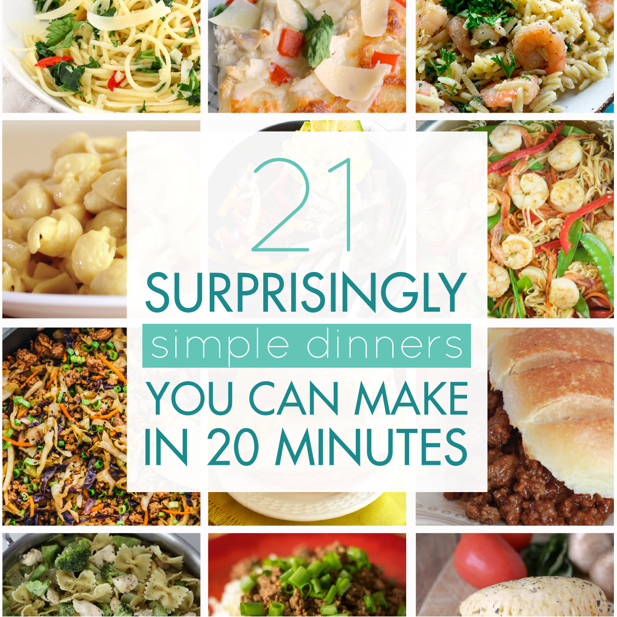 21 Surprisingly Simple Dinners You Can Make in 20 Minutes