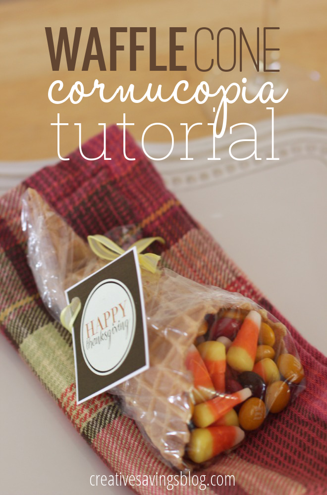 I've been trying to come up with a way to make this year`s Thanksgiving an extra memorable one, and I've finally found it with the most adorable waffle cone cornucopia favors! This tutorial teaches you how to create a Holiday treat my new little neices and nephews will love!! They're almost too cute to eat! #waffleconecornucopiatutorial #waffleconecornucopia #thanksgivingcraft #thanksgivingdayactivity 