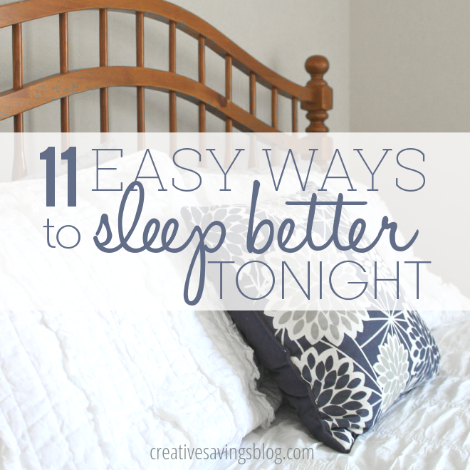 11 Easy Ways to Sleep Better Tonight