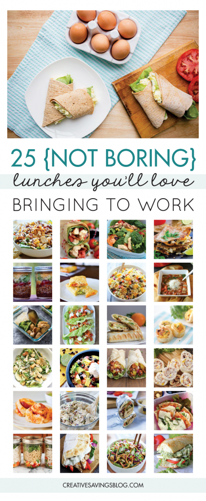 Pack your lunch. It's such a simple statement, but did you know this simple act can save you $500 or more each year?! So what's holding you back? Do you need packed lunch ideas...or more specifically work lunch ideas? These 7 creative ways to avoid the eating out trap at work, will not only save money, they'll also help jumpstart a healthy lifestyle. Let's face it—healthy work lunches make you feel 100 times better than greasy fast food ever could!